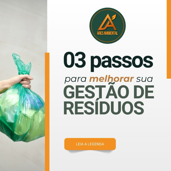 03 passos para melhorar sua gestão de residuos